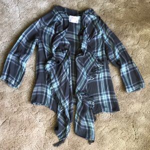 Justice Girls lightweight open front cardigan